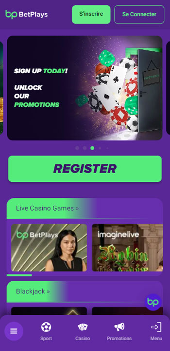 BetPlays Casino mobile